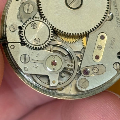 33mm Vintage Mithras 17 Jewels Unidentified Swiss Manual Wind Watch FOR PARTS