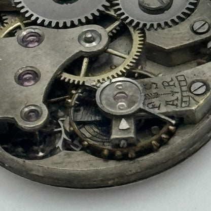 23.6mm Porcelain Dial Trench Dial Hands Watch Movement Manual Wind PARTS SPARES