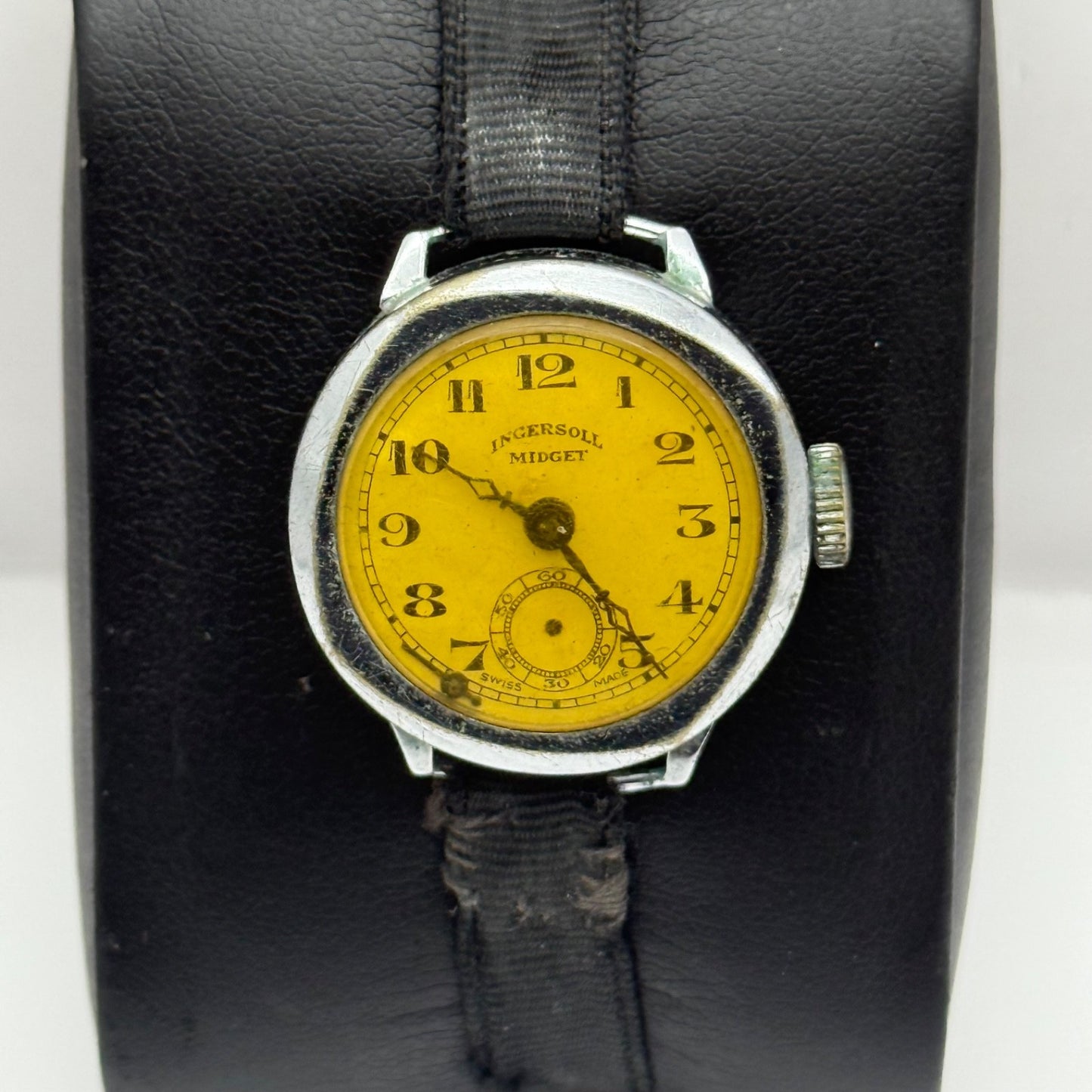 25mm Vintage / Antique Ingersoll Midget Swiss Sub Second Manual Wind Watch PARTS