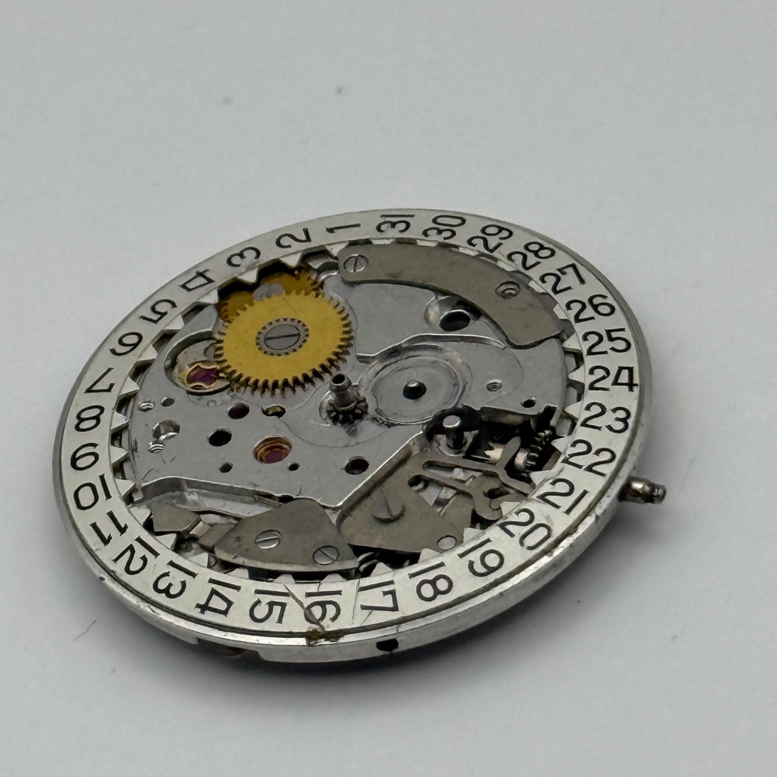 Zenith 2522C Watch Movement Vintage Incomplete Date Swiss Parts Repair 26.3mm