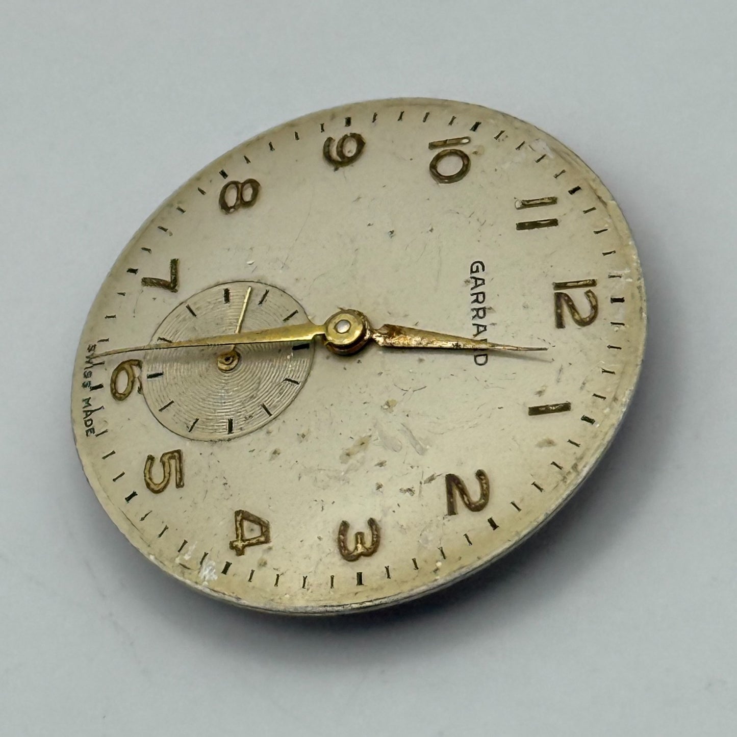 Garrard ETA 900 Watch Movement Manual Wind Vintage Swiss Parts Repair 23.6mm