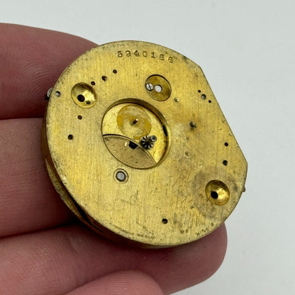 35.9mm Antique Interesting Key Wound Pocket Watch Movement PARTS REPAIR SPARES