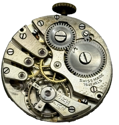 27mm Roamer Balance Ok Men's Meteor Trench Watch Movement Vintage Swiss PARTS