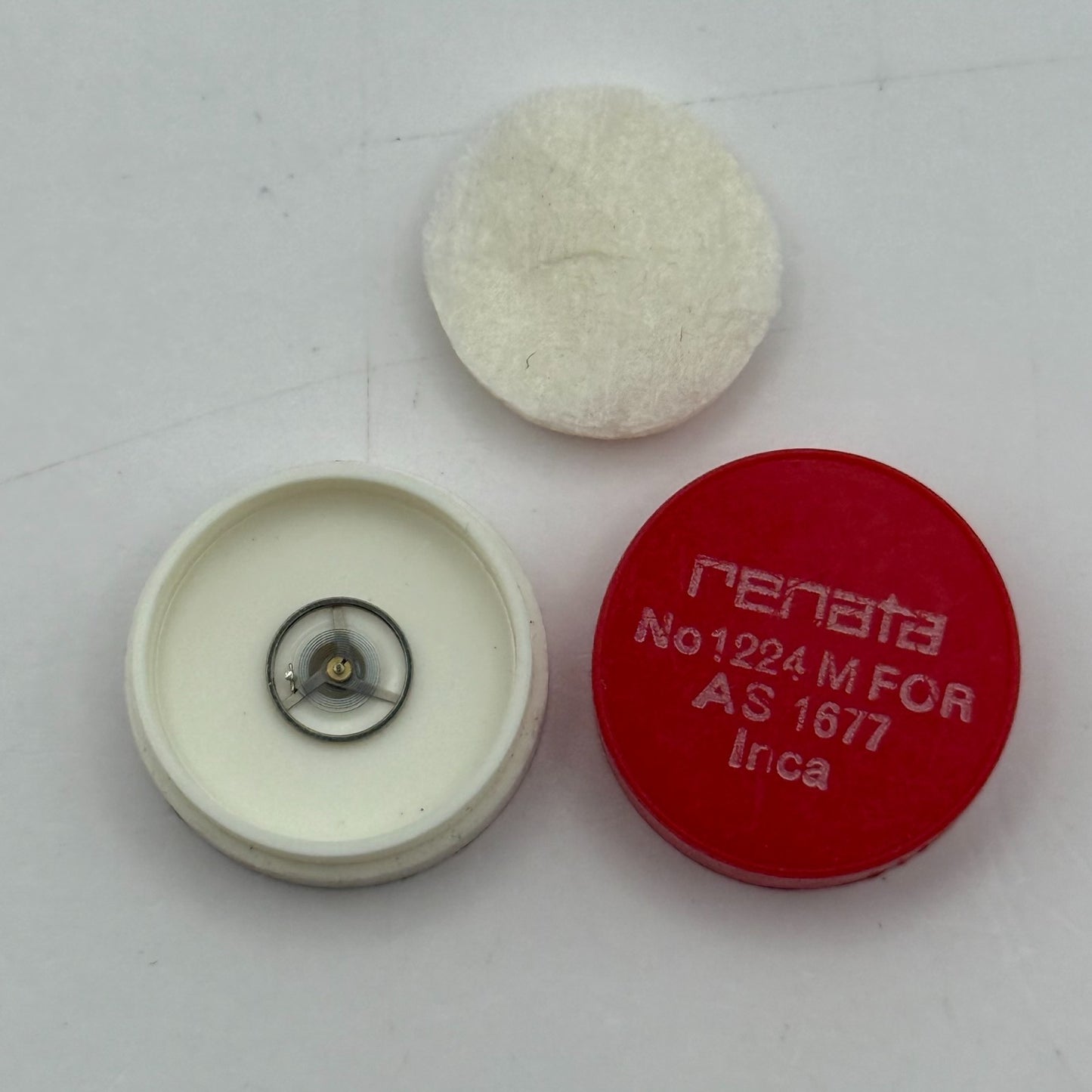 AS 1677 Balance Wheel Complete And Spring 1224 M Watch Movement Parts NOS