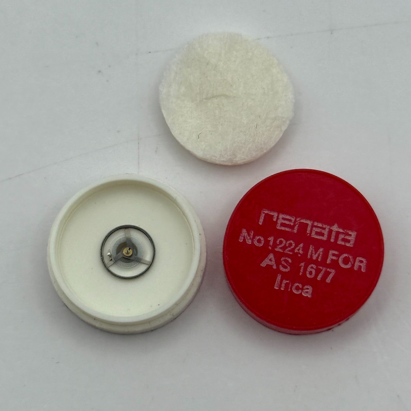 AS 1677 Balance Wheel Complete And Spring 1224 M Watch Movement Parts NOS