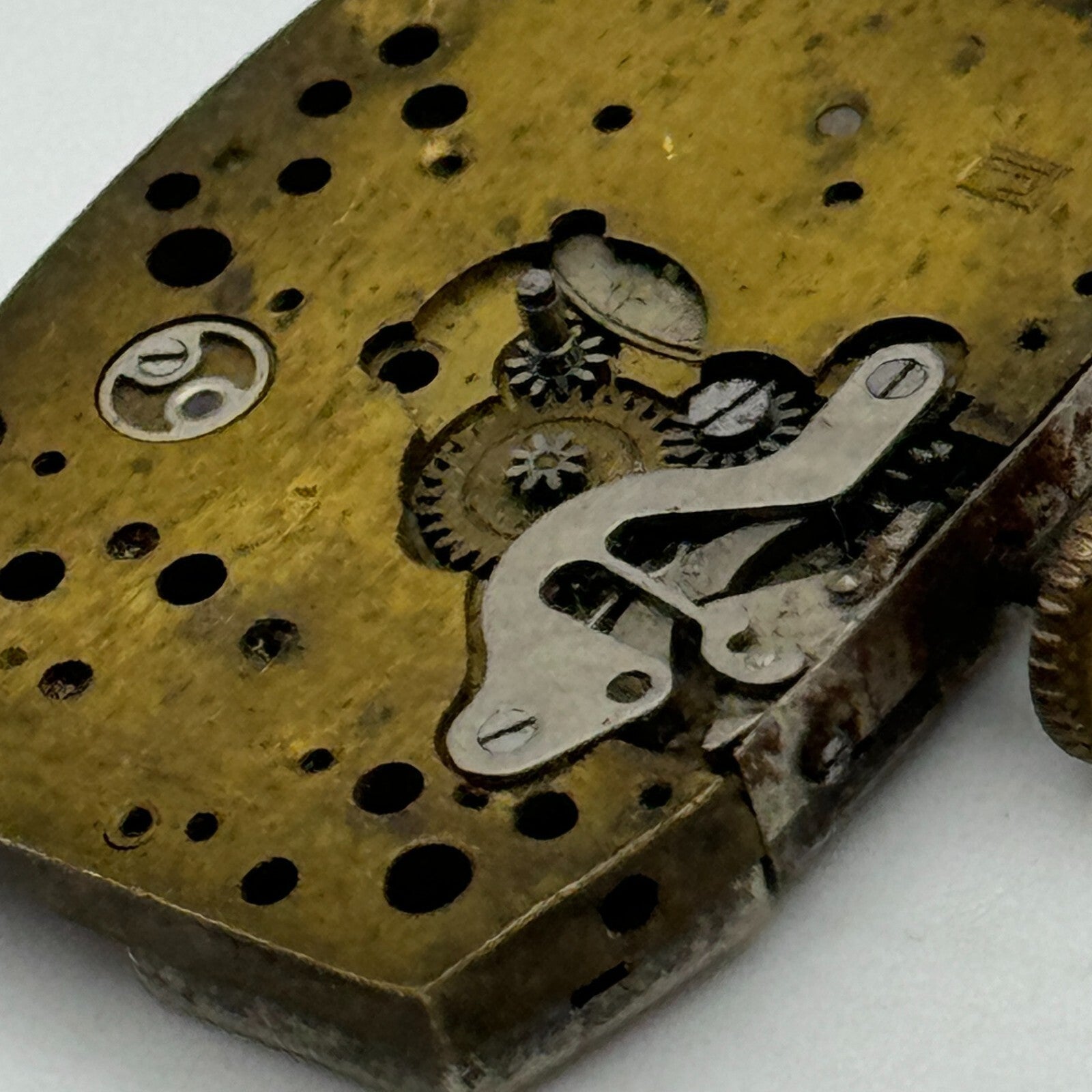 19mm Peseux P Rotary Maximus 15 Jewels Tank Manual Wind Watch Movement PARTS