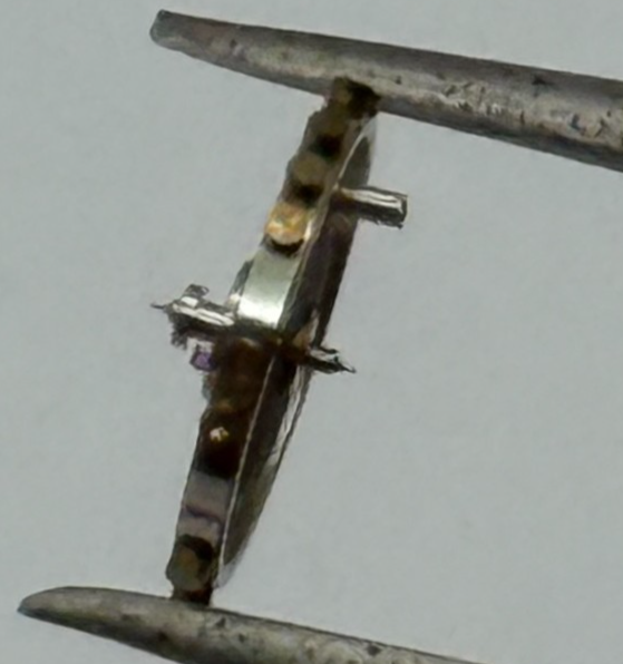 Felsa 302 Balance Wheel Complete And Spring 6 1/4''' 181 M Watch Movement Parts 