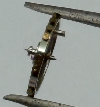 Felsa 302 Balance Wheel Complete And Spring 6 1/4''' 181 M Watch Movement Parts 