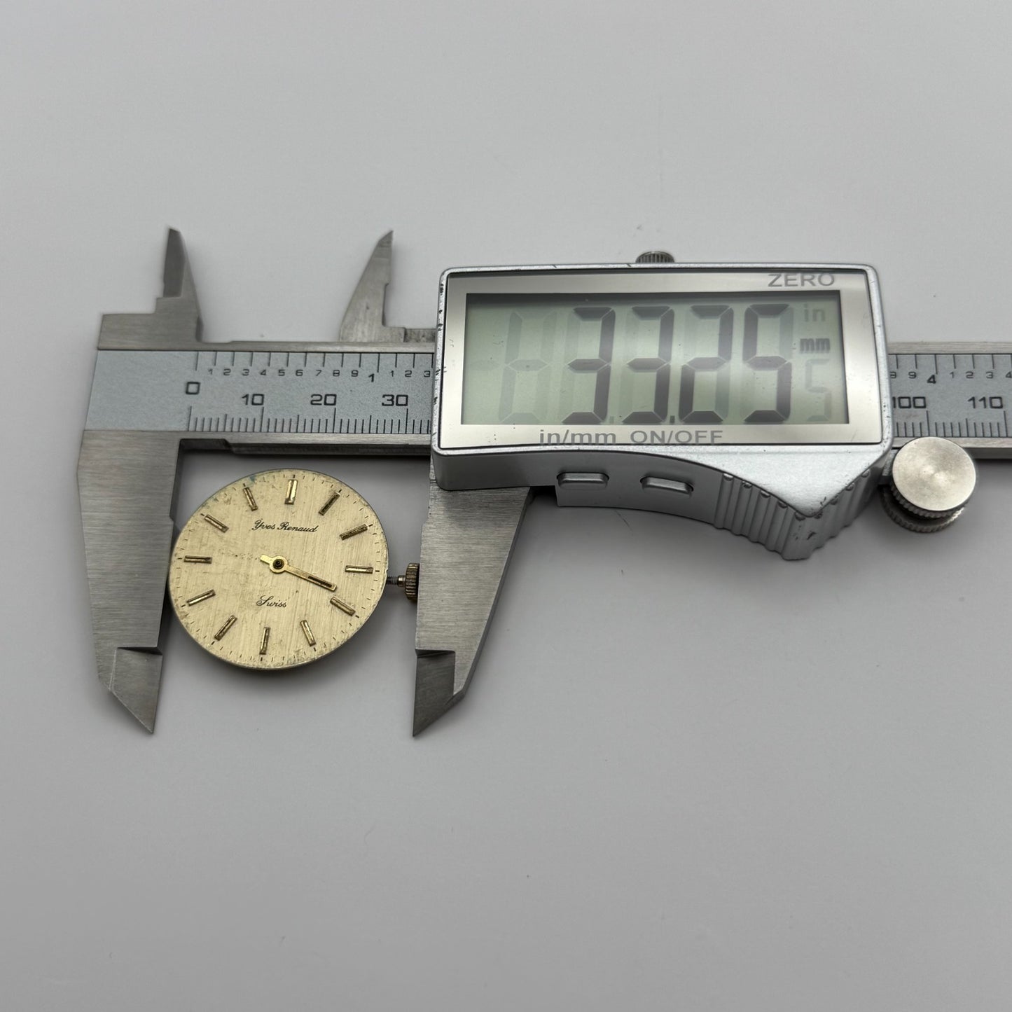 BFG 844 Watch Movement Yves Renaud Manual Wind Vintage Swiss Parts Repair 29mm