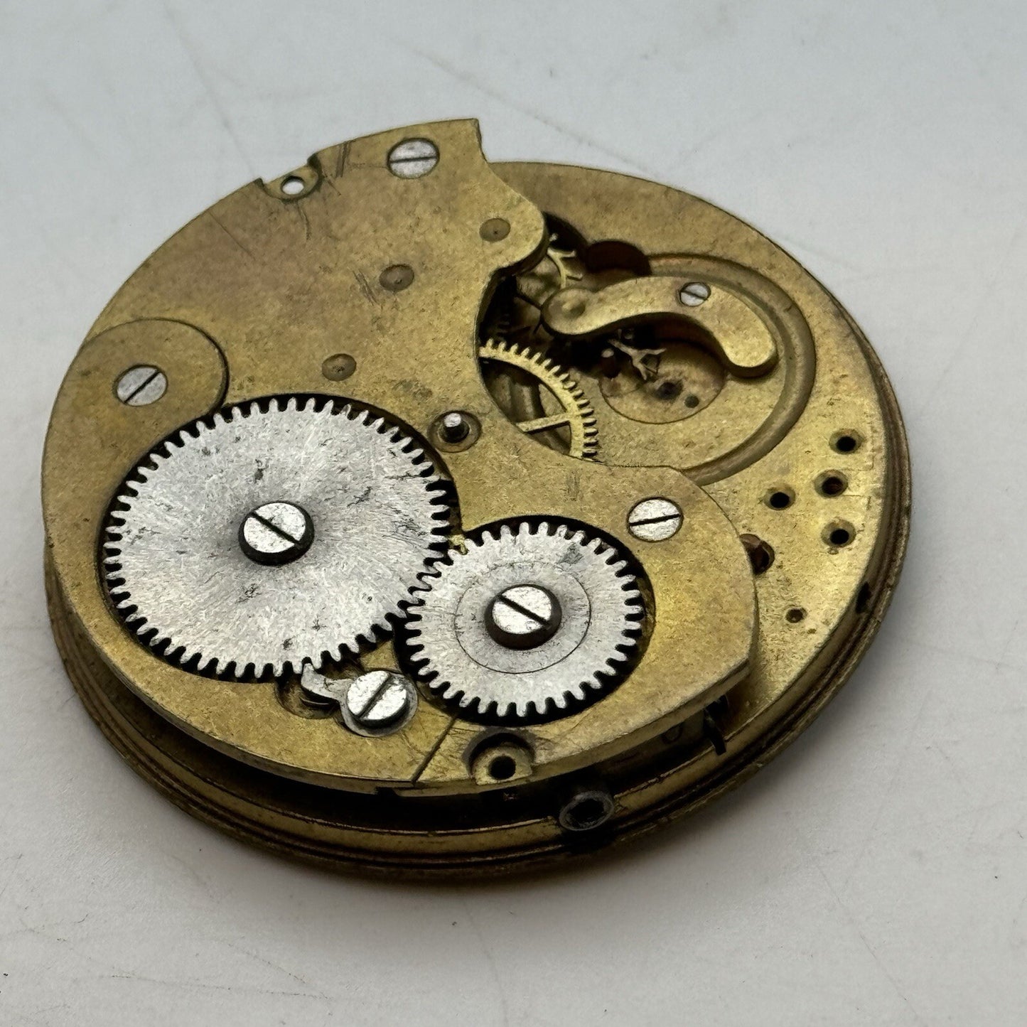 42.9mm H Samuel Non Magnetic Lever Pocket Watch Movement FOR PARTS