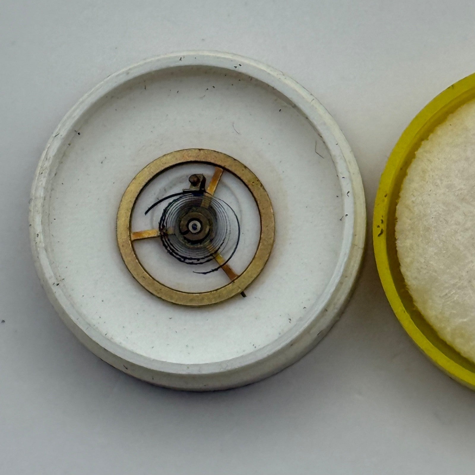 Lanco 118 Balance Complete 10 1/2''' Renata Watch Movement Parts Vintage NOS