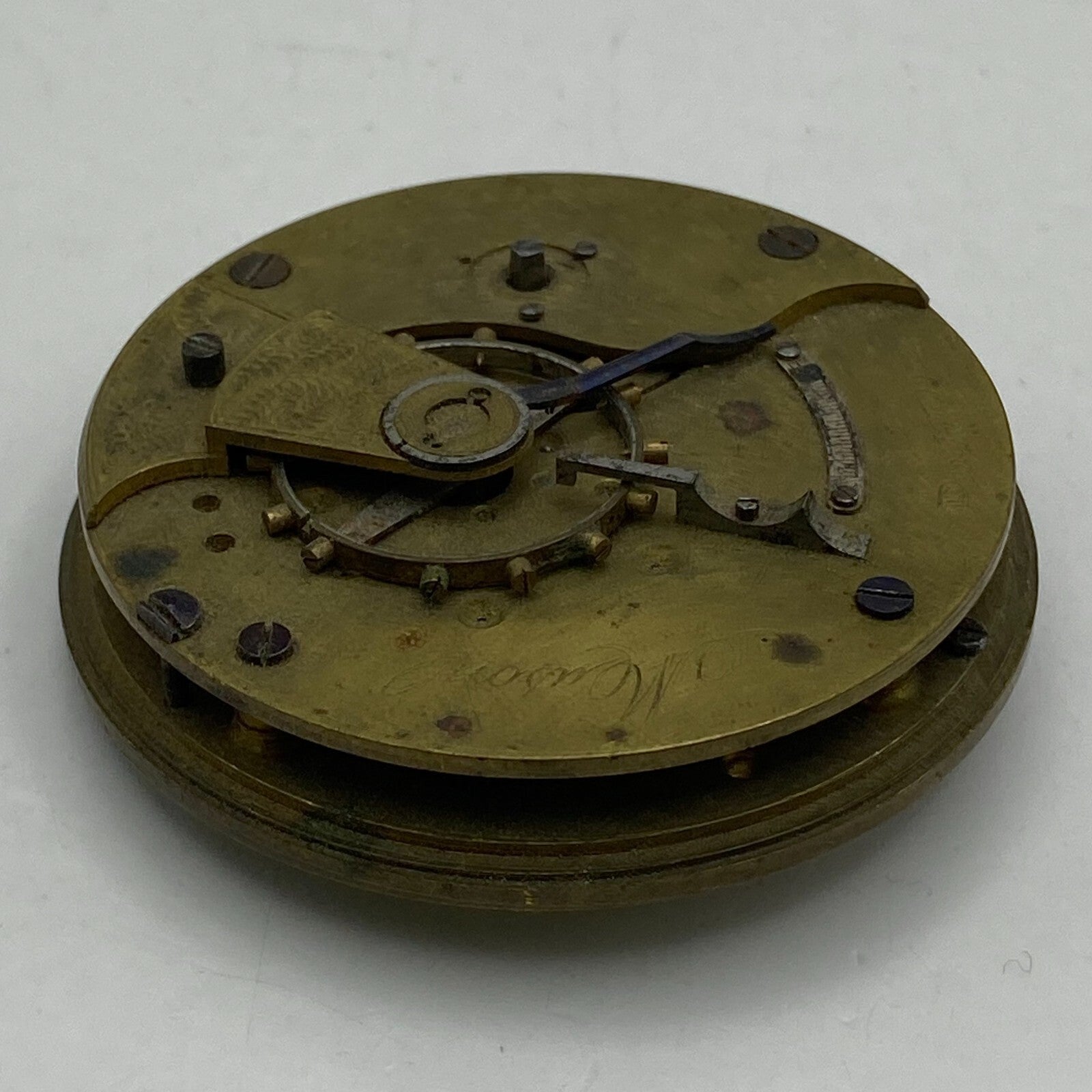 45.6mm Antique Key Wound Pocket Watch Movement PARTS