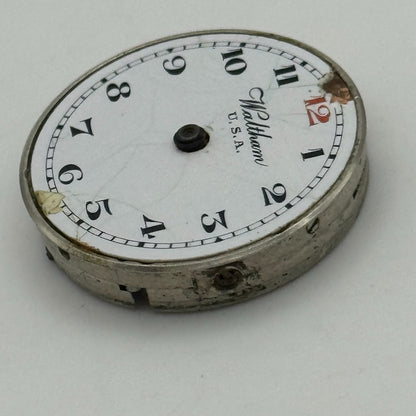 1918 Antique 10L Lady Waltham Model L-10 American Watch Movement PARTS SPARES