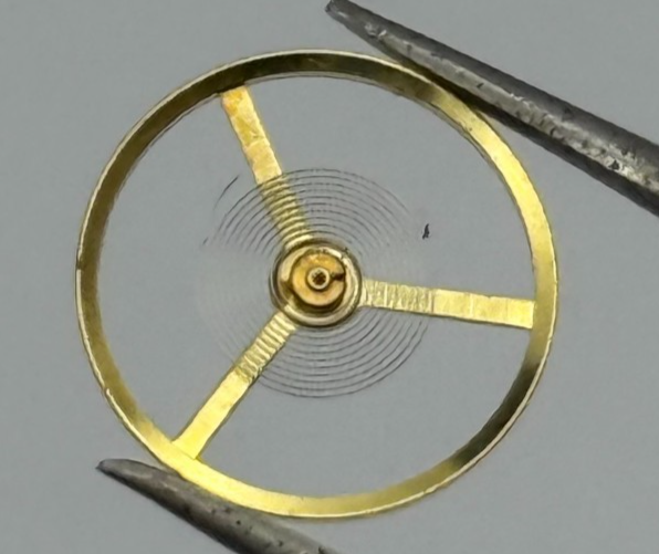 c.603 Balance Wheel Complete And Spring 10 1/2’’’ Watch Movement Parts NOS