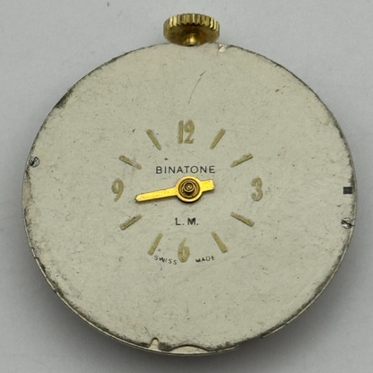 31.1mm Men's Burgana Binatone D 320 Manual Wind Swiss Watch Movement PARTS SPARE