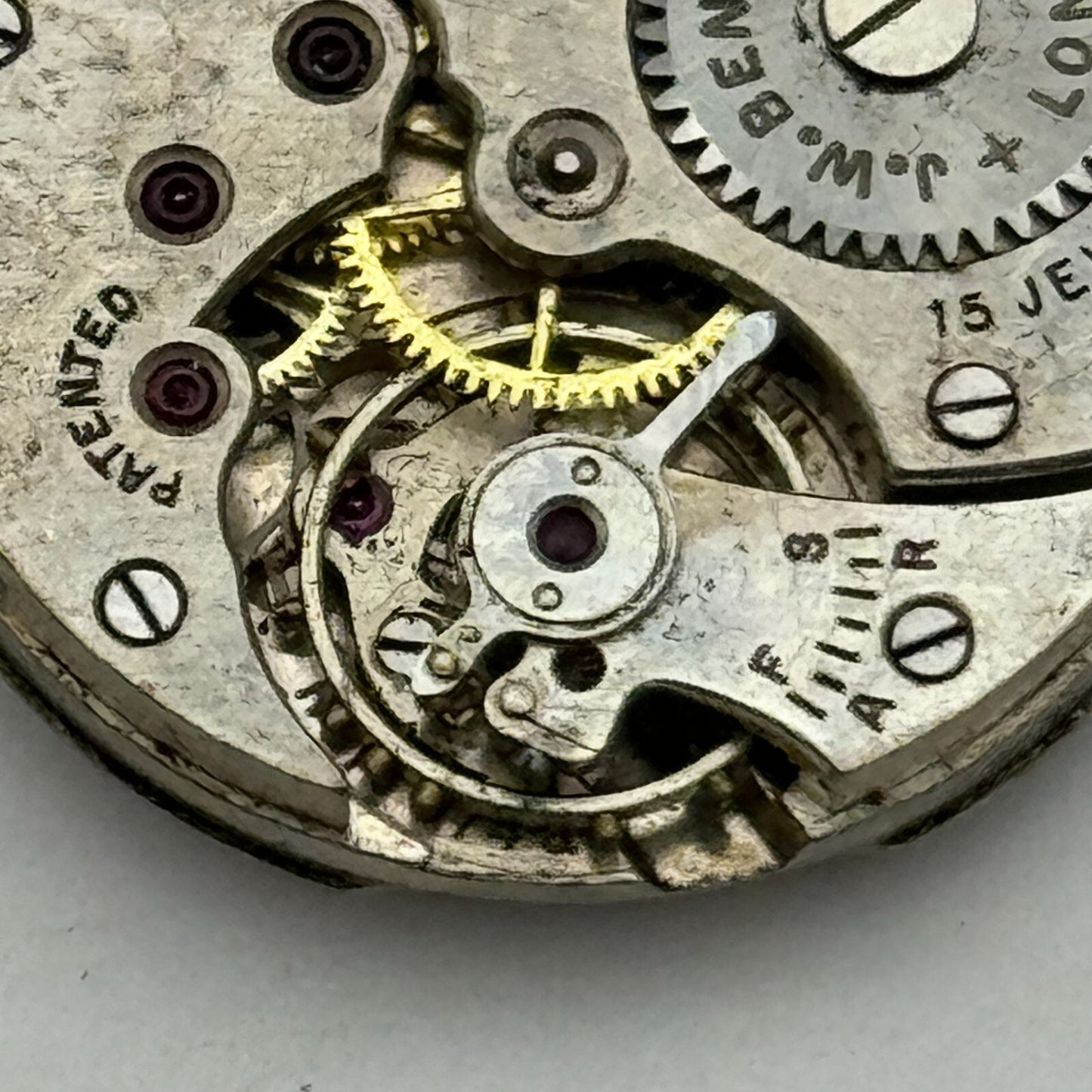 23.6mm Cyma Ref 374a Tavannes J W Benson Manual Wind Swiss Watch Movement PARTS