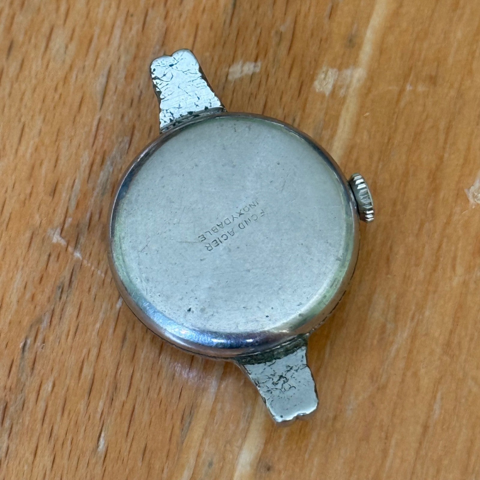 21mm Vintage Oris 491KIF Anti-Shock 15 Jewels Manual Wind Watch PARTS / REPAIR