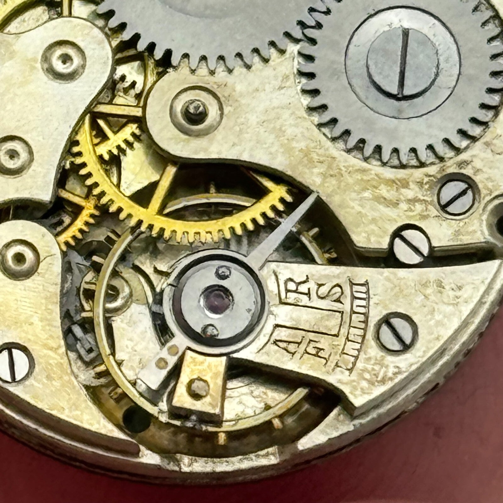 24.9mm Unidentified Balance Intact Trench Watch Movement Manual Wind Swiss PARTS