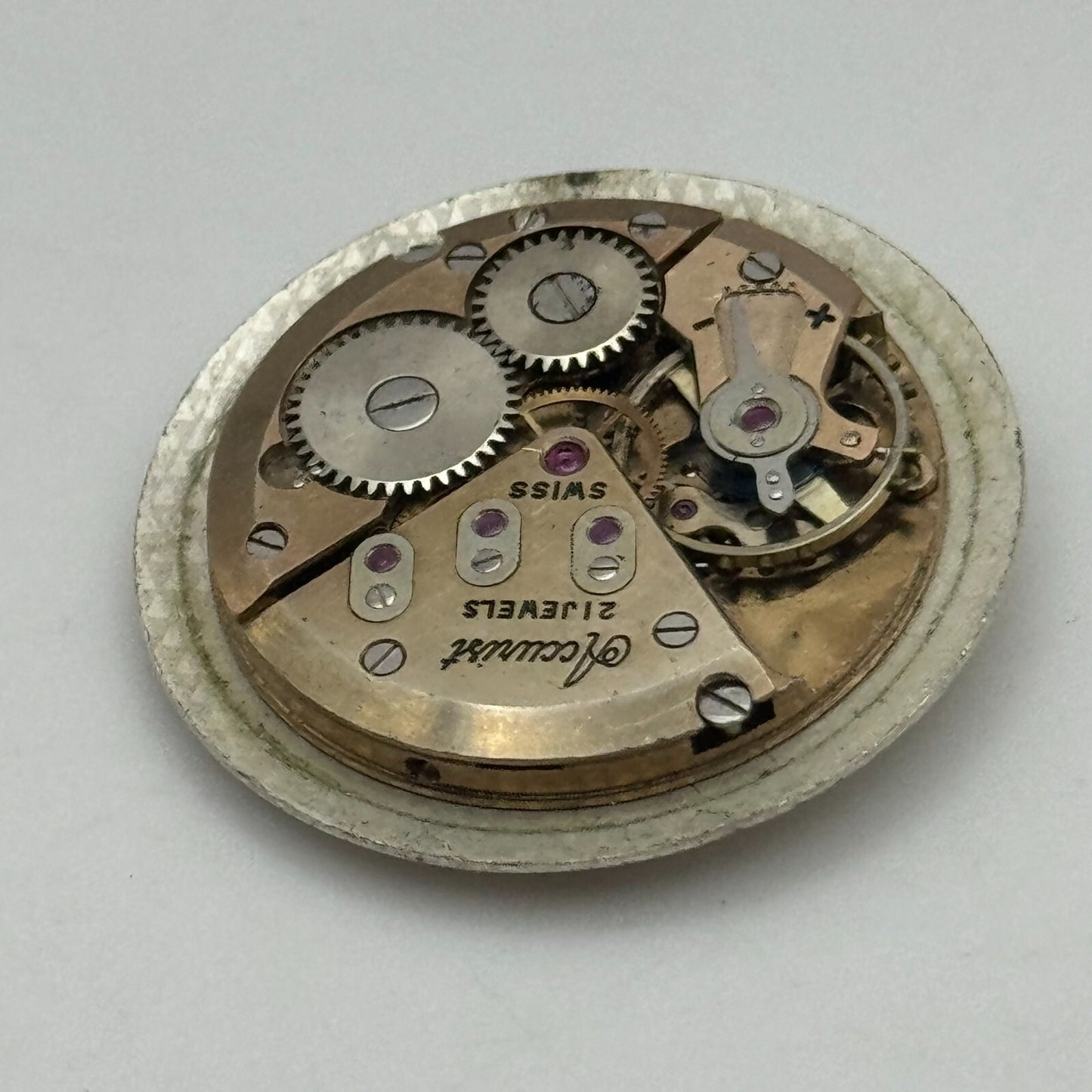 23.6mm Accurist ETA 2390 Manual Wind Watch Movement Swiss Vintage PARTS SPARES