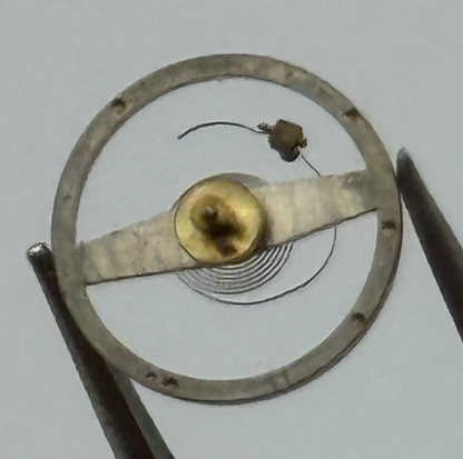 Ebosa 52 Balance Wheel Complete And Spring 5¼’’’  130 Watch Movement Parts 