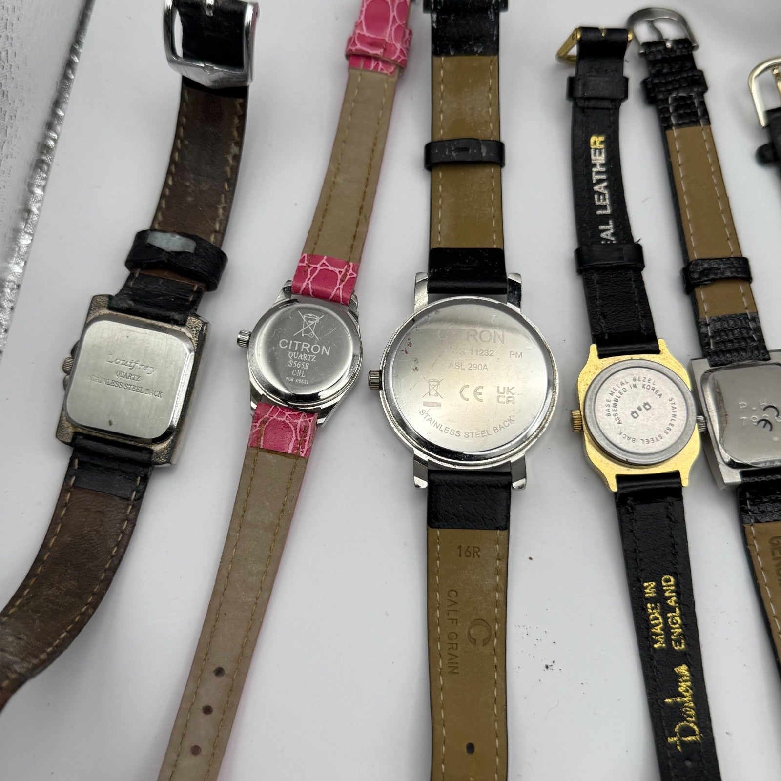 Bundle Of 15 Quartz Watches Job Lot Modern / Vintage Untested Parts / Repair