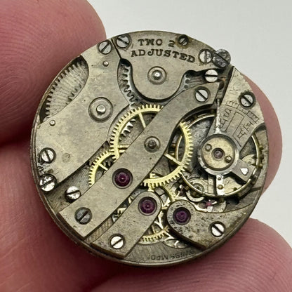 23.5mm Unidentified High Grade Manual Wind Swiss Watch Movement Vintage PARTS
