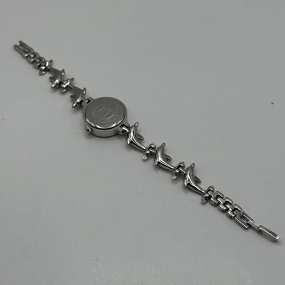 22mm Working Ladies Carvel Dolphin Stainless Steel Quartz Watch 5.75 Inches