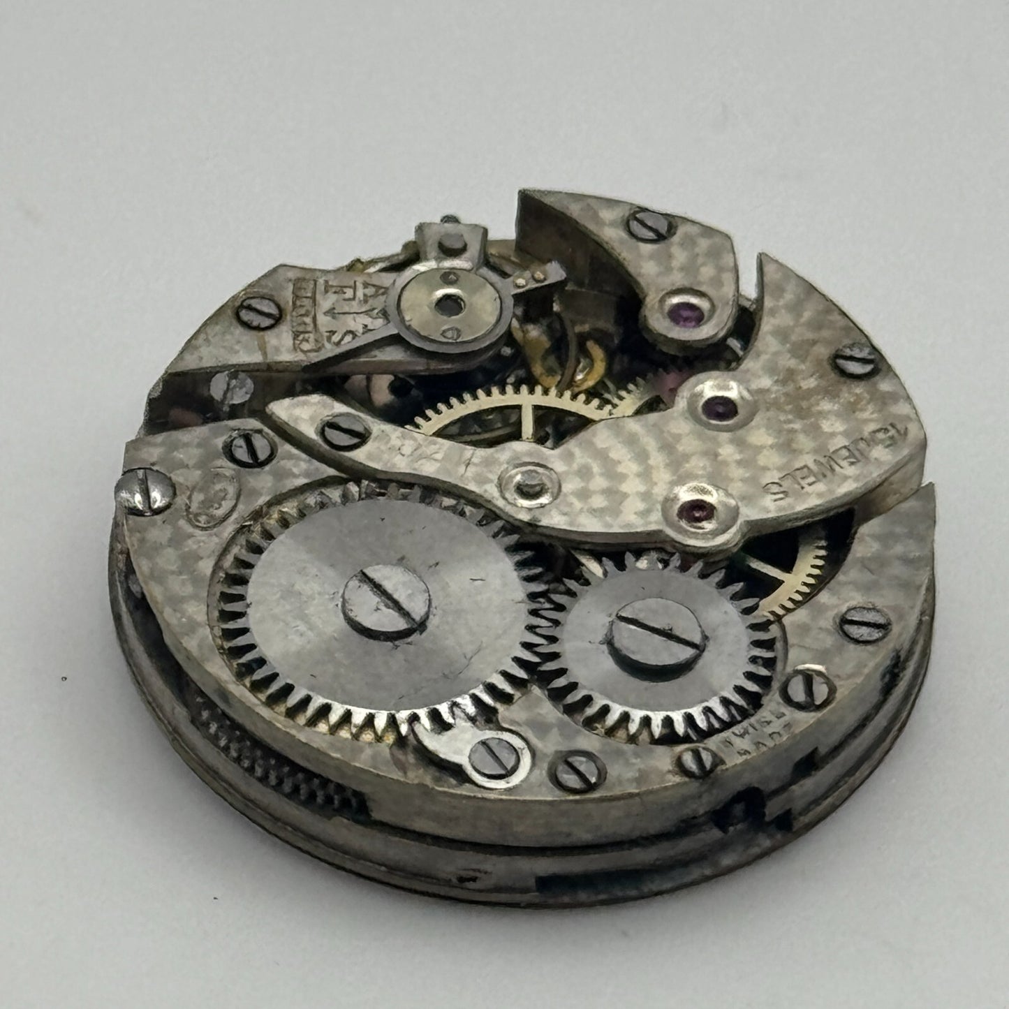23.7mm D F & C Dimier Freres & Cie Trench Watch Movement Manual Wind PARTS SPARE