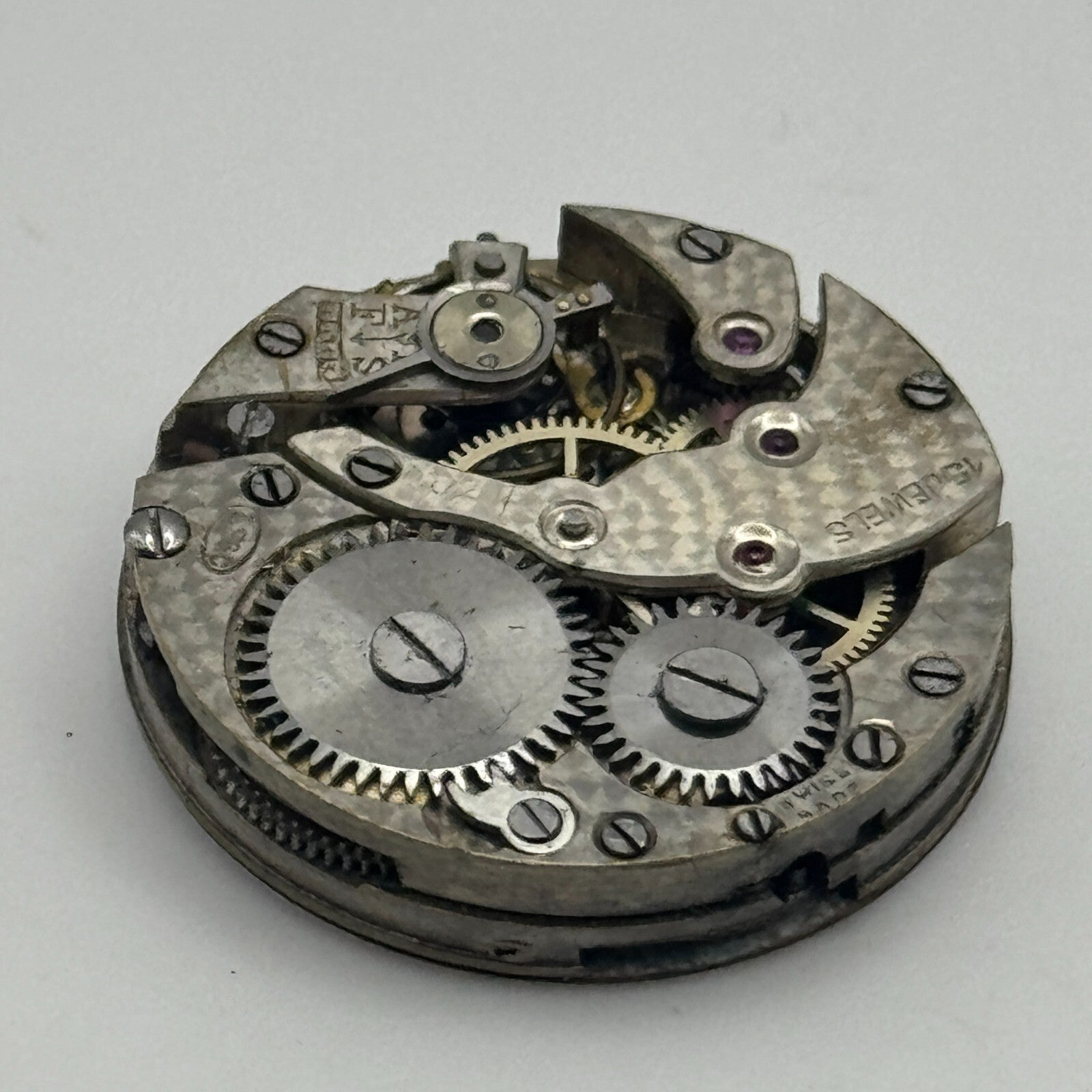 23.7mm D F & C Dimier Freres & Cie Trench Watch Movement Manual Wind PARTS SPARE
