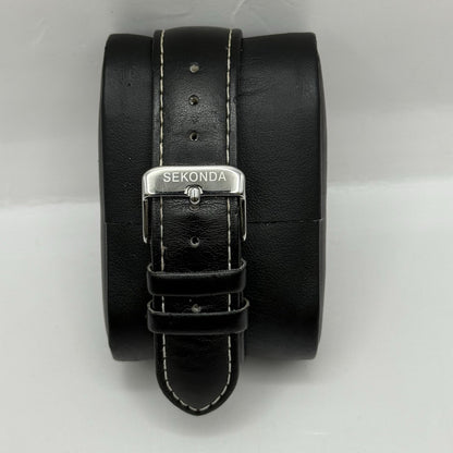 40mm Working Men’s Sekonda N3512 Blue 24 Hour Date Dial Stainless Quartz Watch