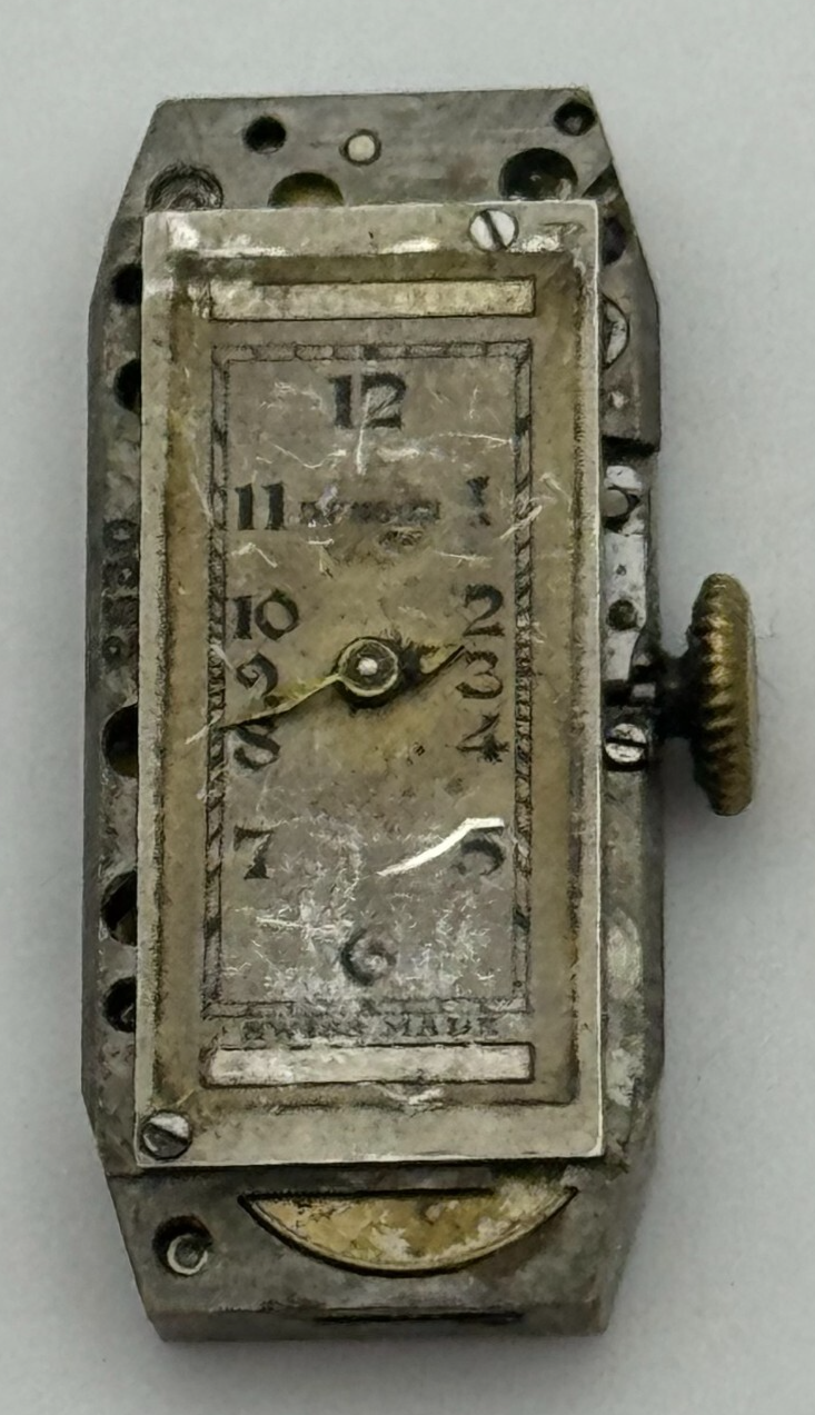 10.3mm Cyma Tavannes Ref 354 Manual Wind 15 Jewels Swiss Watch Movement PARTS