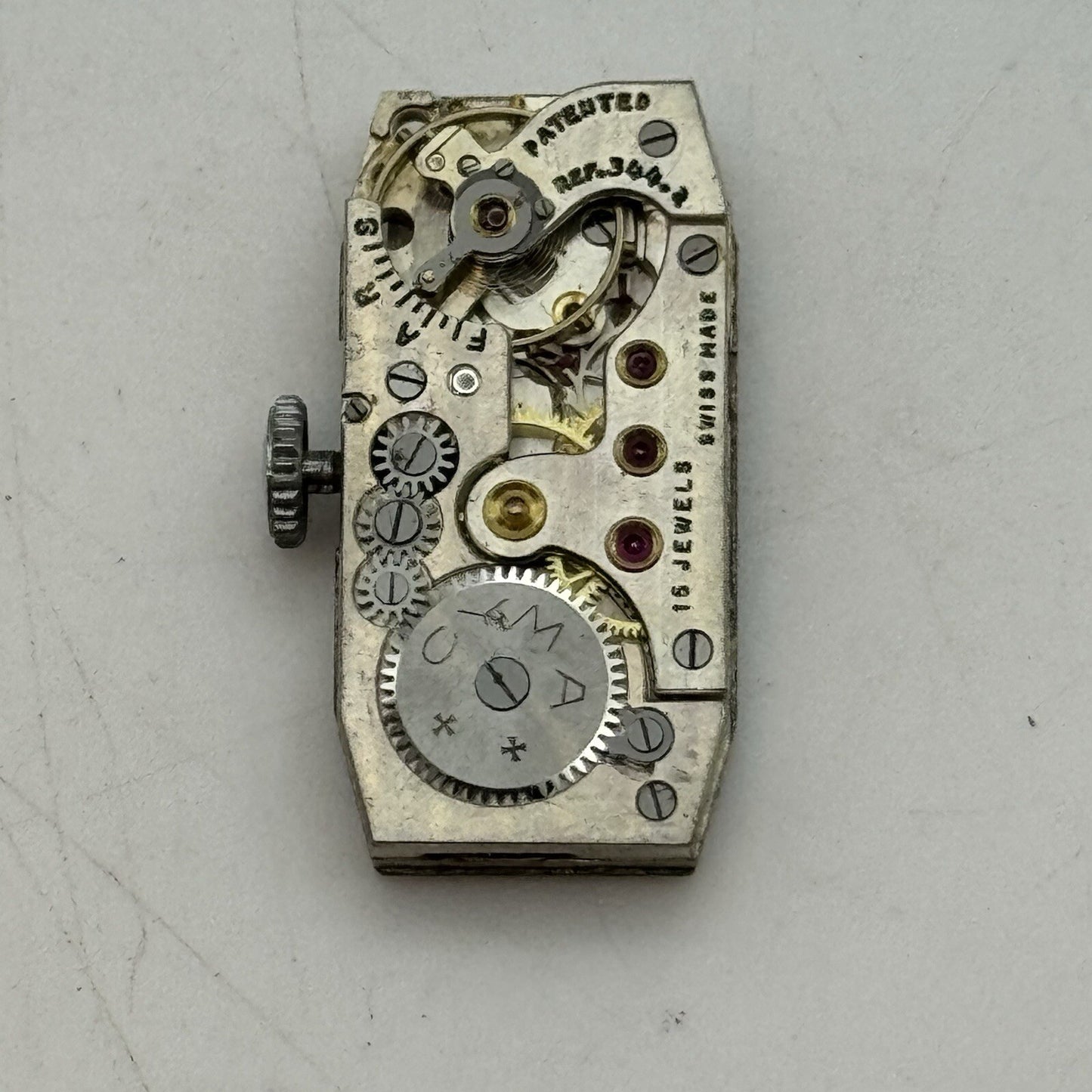 12.3mm Cyma Tavannes Cal 344.2 High Quality Tank Watch Movement Parts Repair