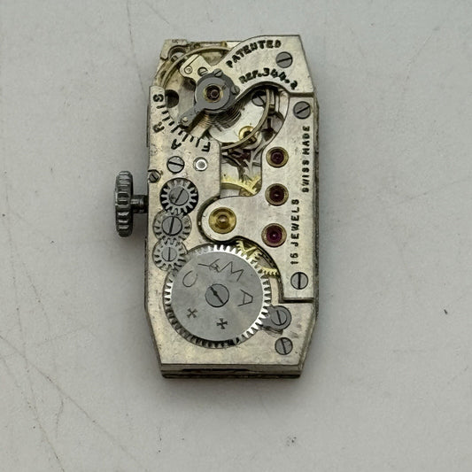 12.3mm Cyma Tavannes Cal 344.2 High Quality Tank Watch Movement Parts Repair