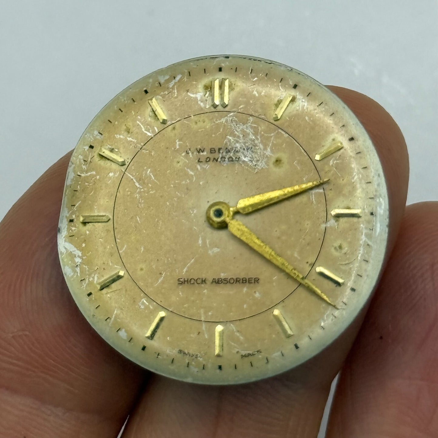 23.6mm Vintage Cyma R.459 J W Benson Manual Wind Watch Movement PARTS REPAIR