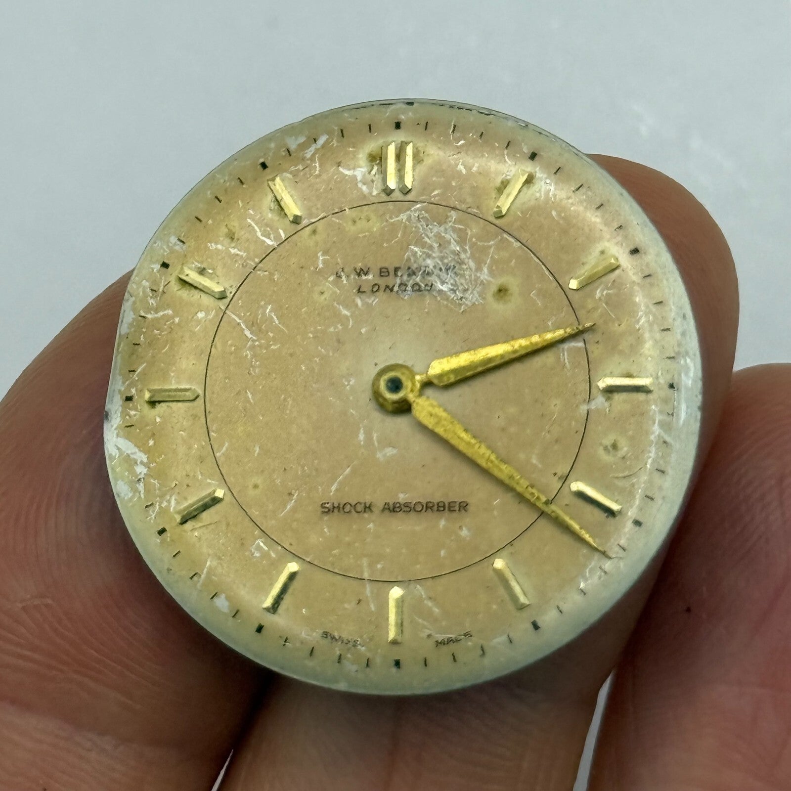 23.6mm Vintage Cyma R.459 J W Benson Manual Wind Watch Movement PARTS REPAIR