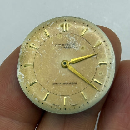 23.6mm Vintage Cyma R.459 J W Benson Manual Wind Watch Movement PARTS REPAIR
