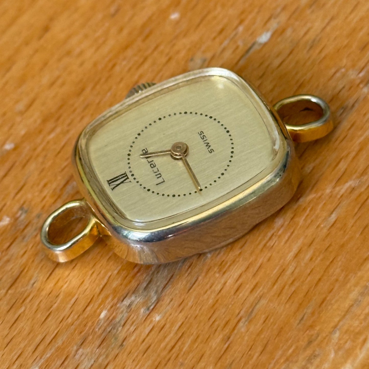 20mm Vintage Lucerne BFG 927 Swiss Gold Plated Manual Wind Watch PARTS / REPAIR