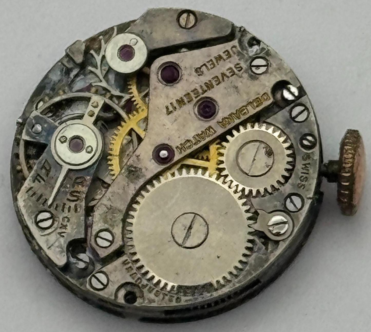 19.7mm Delbana AS A Schild Manual Wind 17 Jewels Swiss Watch Movement PARTS