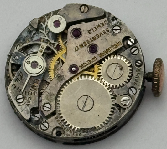 19.7mm Delbana AS A Schild Manual Wind 17 Jewels Swiss Watch Movement PARTS