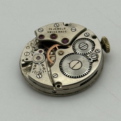 19.7mm H Samuel Acme Lever Cal 357 Manual Wind Swiss Watch Movement PARTS REPAIR