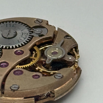 Helvetia 2665 Watch Movement Running Manual Wind Vintage Parts Repair 19.6mm