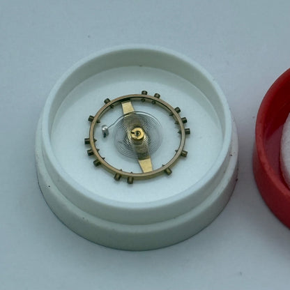 FEF 290 Balance Wheel Complete And Spring 10 1/2''' 174 Watch Movement Parts NOS