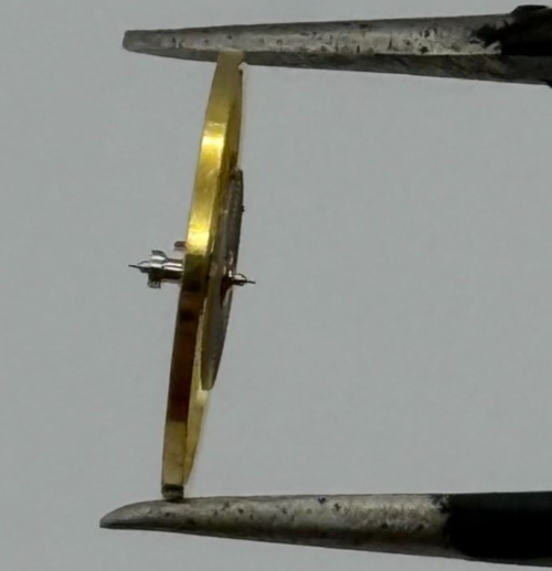 c.603 Balance Wheel Complete And Spring 10 1/2’’’ Watch Movement Parts NOS