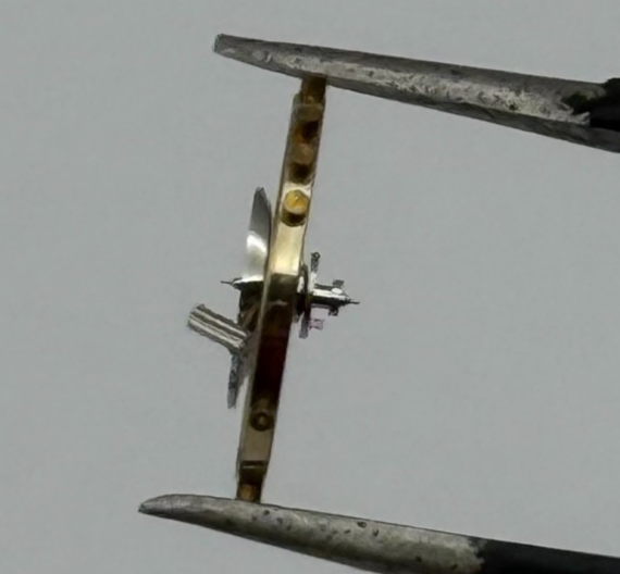 FHF 70 Balance Wheel Complete And Spring 10 1/2''' 201 M Watch Movement Parts 