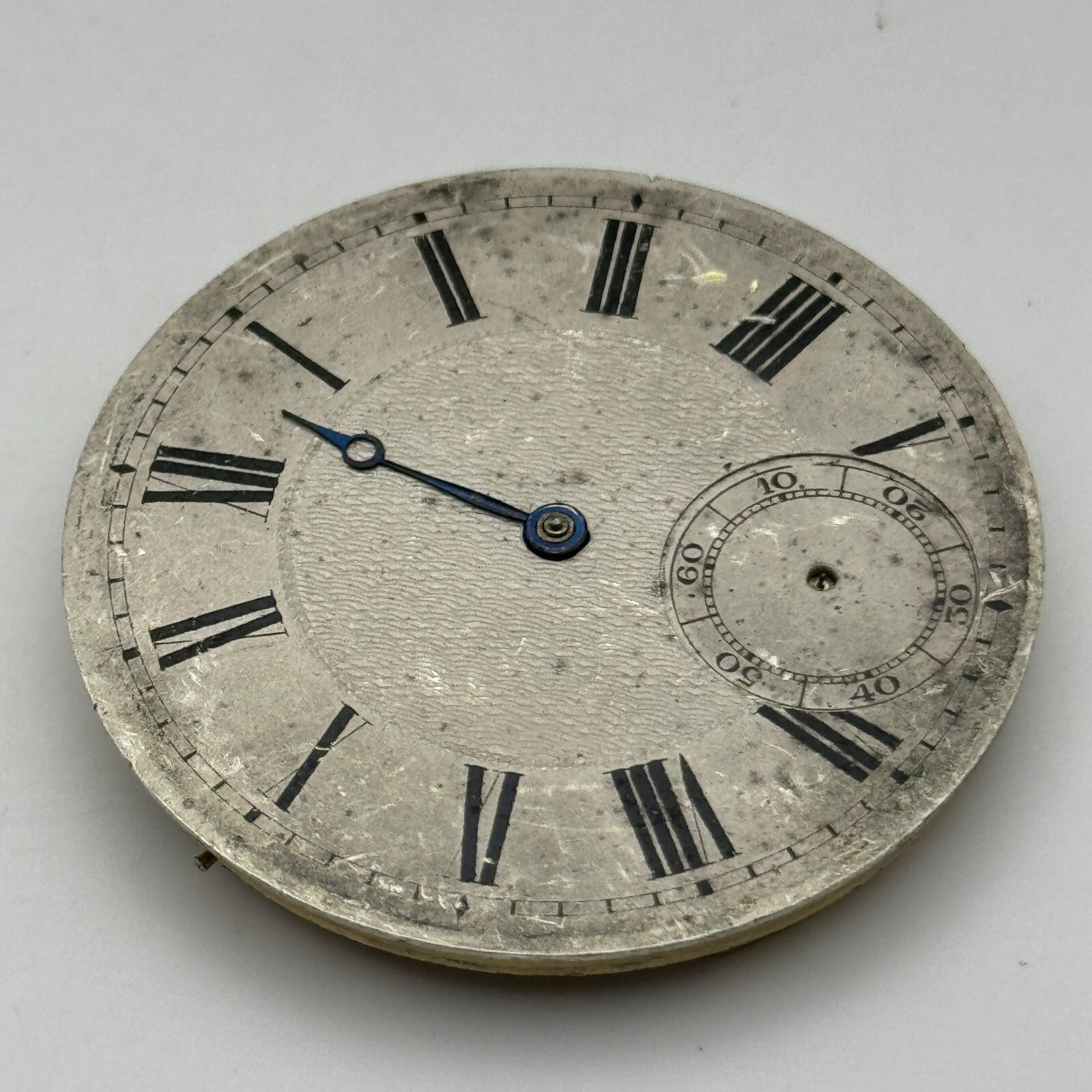 42.1mm Vintage Open Face Swiss Pocket Watch Movement PARTS REPAIR SPARES