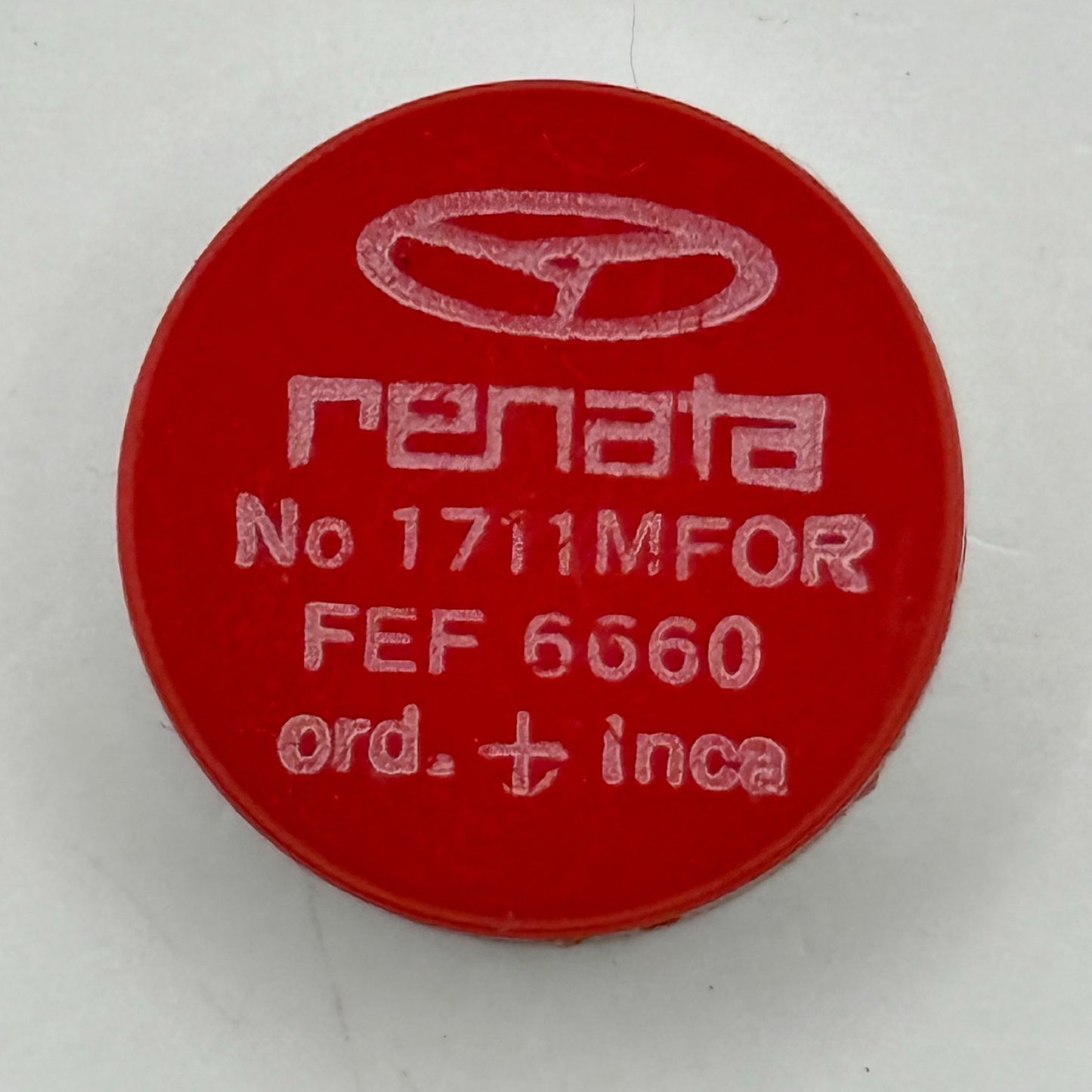 FEF 6660 Balance Wheel Complete And Spring Ord + Inca Watch Movement Parts 