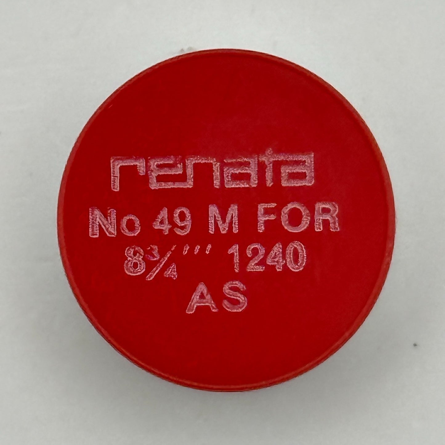 AS 1240 Balance Wheel Complete And Spring 8 3/4''' 49 M Watch Movement Parts NOS