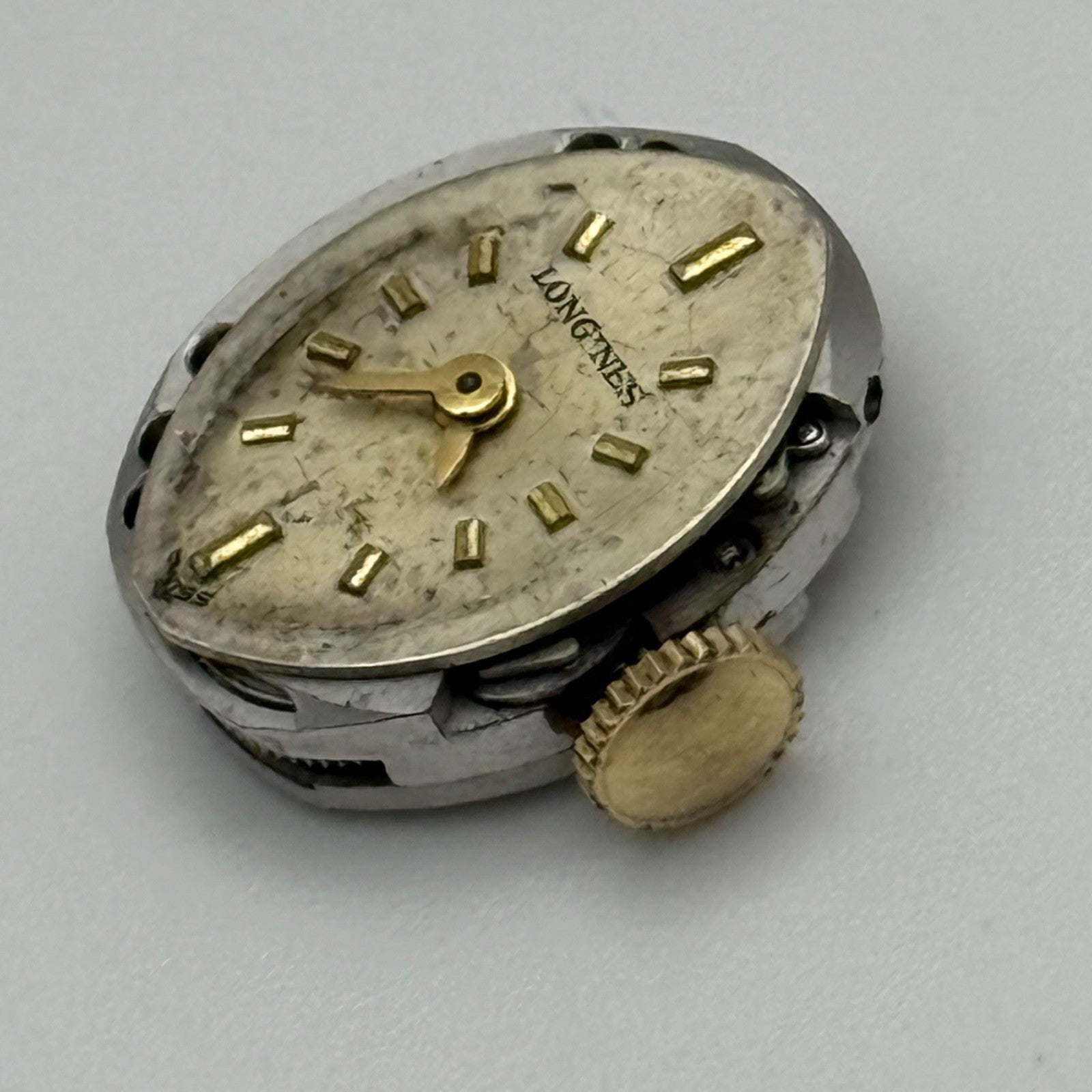 Longines 410 Watch Movement Manual Wind Ladies Vintage Swiss Parts Repair 12.9mm