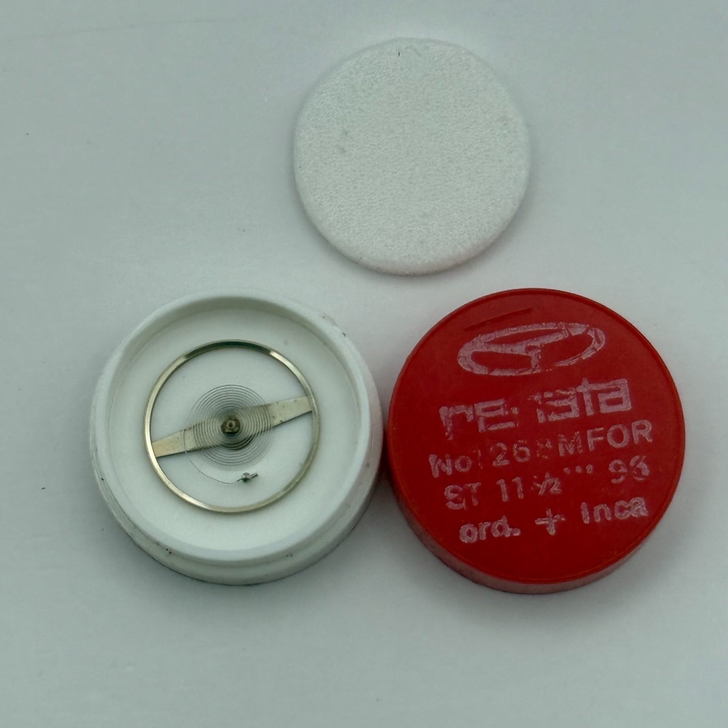 ST 96 Balance Wheel Complete And Spring 11 1/2’’’ 1268 M Watch Movement Parts