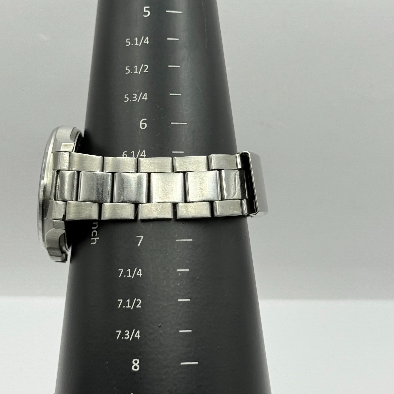 Sekonda Men's Quartz Watch Date Dial Silver Tone Bracelet 43mm PARTS REPAIR